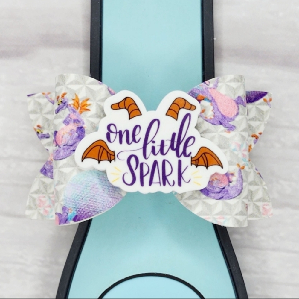 One Little Spark Figment Magic band Bow